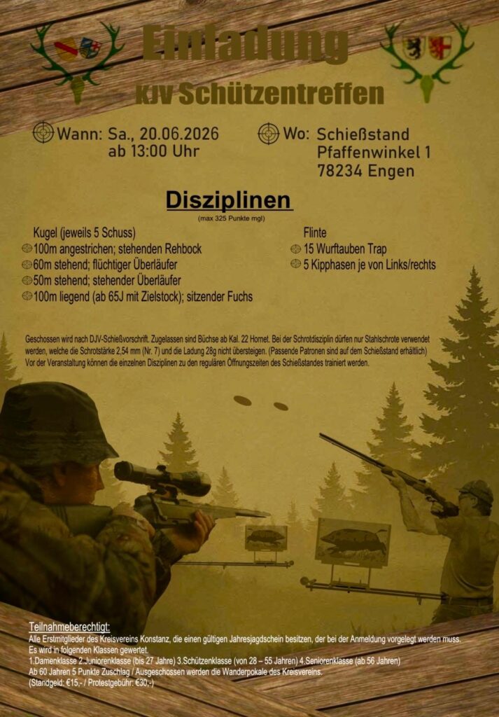 Einladung KJV Schützentreffen 20-06.2026